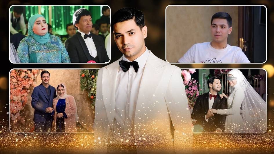 Ismini Obid Asomov qo‘ygan va bolalikdagi sevgilisiga uylangan Izzat Shukurov 28 yoshda (foto, video)